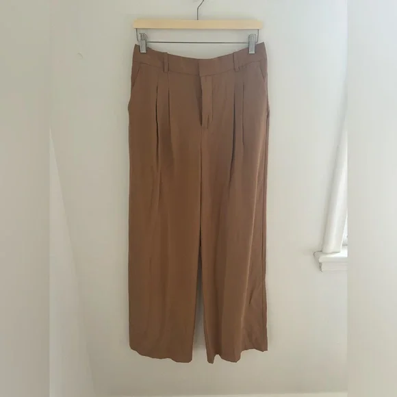 Mango Wide Leg Pleated Trousers - Picture 8 of 11